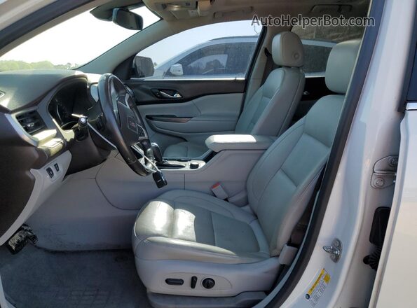 1GKKNNLS1JZ167165 2018 GMC ACADIA Белый Вид салона спереди