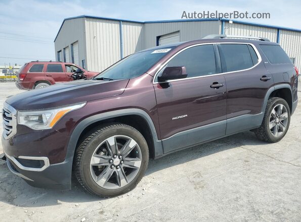 1GKKNNLS7JZ126877 2018 GMC ACADIA Maroon Vista tres cuartos delantera izquierda