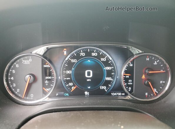 1GKKNPLS0JZ209501 2018 GMC ACADIA Charcoal Instrument cluster view