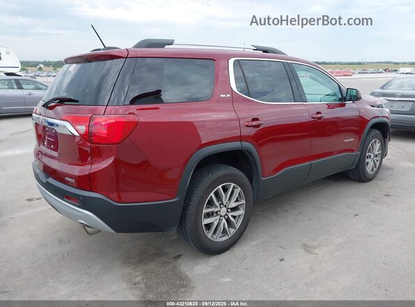 1GKKNSLS6JZ223048 2018 GMC ACADIA Red Tył prawy