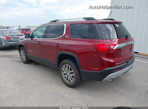 1GKKNSLS6JZ223048 2018 GMC ACADIA Red Tył lewy