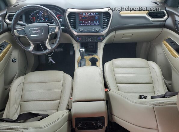 1GKKNXLS8JZ170494 2018 GMC ACADIA White Widok deski rozdzielczej