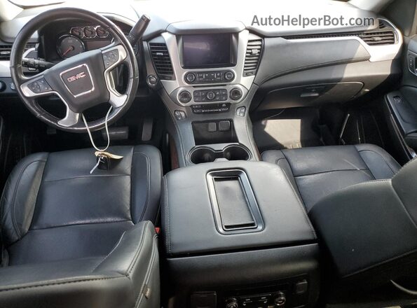 1GKS2GKC0JR188202 2018 GMC YUKON Silver Widok deski rozdzielczej