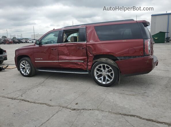 1GKS2GKC7JR342582 2018 GMC YUKON Темно-бордовый Задняя левая четверть