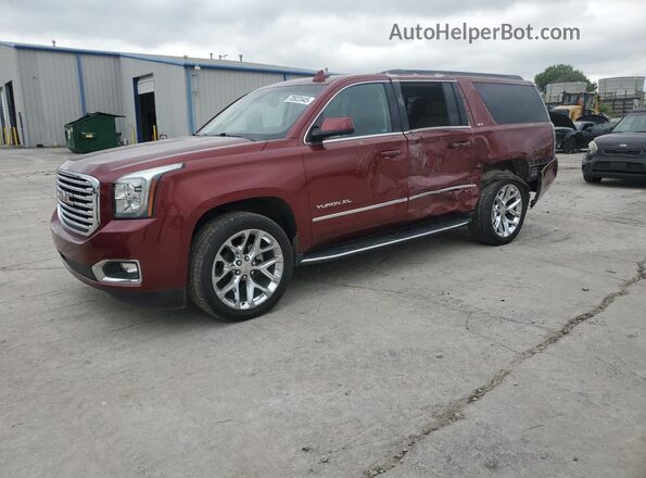 1GKS2GKC7JR342582 2018 GMC YUKON Темно-бордовый Передняя левая четверть
