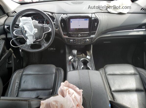 1GNEVKKWXMJ210844 2021 CHEVROLET TRAVERSE Maroon Вид панелі приладів