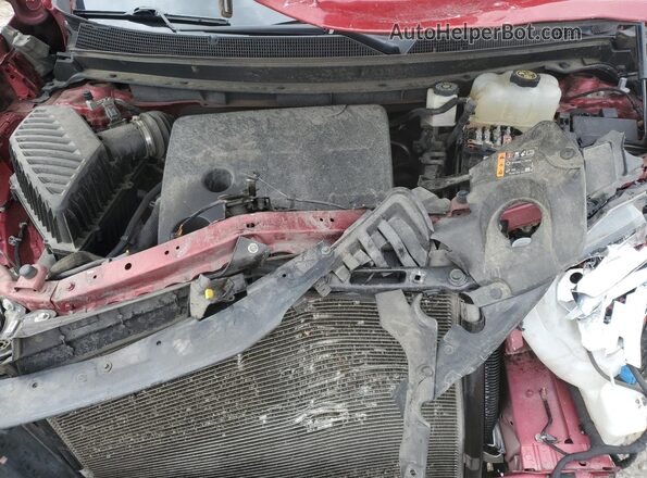 1GNEVKKWXMJ210844 2021 CHEVROLET TRAVERSE Maroon Вид підкапотного простору