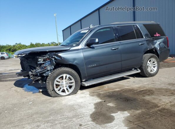1GNSCBKC6LR307859 2020 CHEVROLET TAHOE Синий Передняя левая четверть