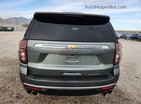 1GNSCFKD0PR249785 2023 CHEVROLET SUBURBAN Зеленый Вид сзади