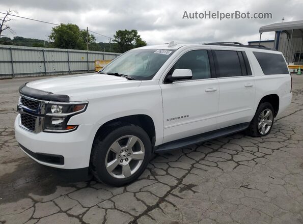 1GNSCGKC1LR224935 2020 CHEVROLET SUBURBAN Белый Передняя левая четверть
