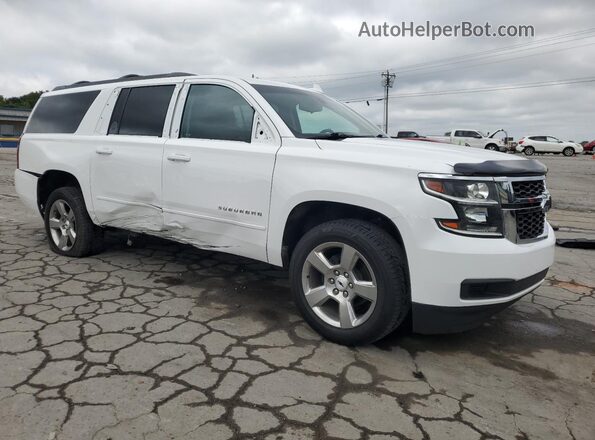 1GNSCGKC1LR224935 2020 CHEVROLET SUBURBAN Белый Передняя правая четверть