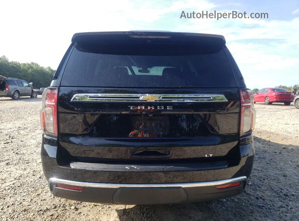 1GNSCNKD4MR266613 2021 CHEVROLET TAHOE Black უკანა ხედი