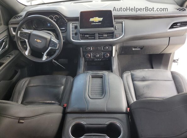 1GNSCNKD6MR131679 2021 CHEVROLET TAHOE Black Вид панелі приладів