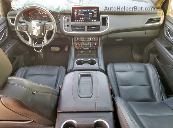 1GNSCRKD4MR282558 2021 CHEVROLET TAHOE Серый Вид панели приборов