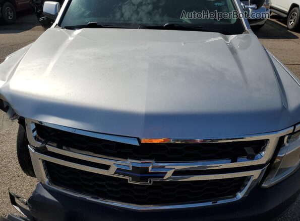 1GNSKDEC2JR296611 2018 CHEVROLET TAHOE Silver Widok komory silnika