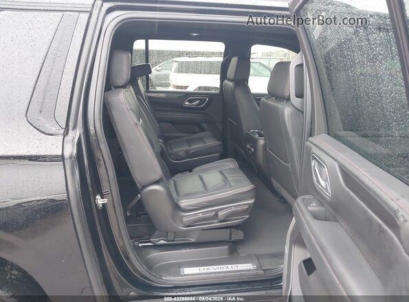 1GNSKEKD3NR231663 2022 CHEVROLET SUBURBAN Black Widok naklejki z numerem VIN