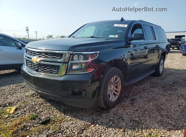 1GNSKHKC4JR235739 2018 CHEVROLET SUBURBAN Black Vista tres cuartos delantera izquierda