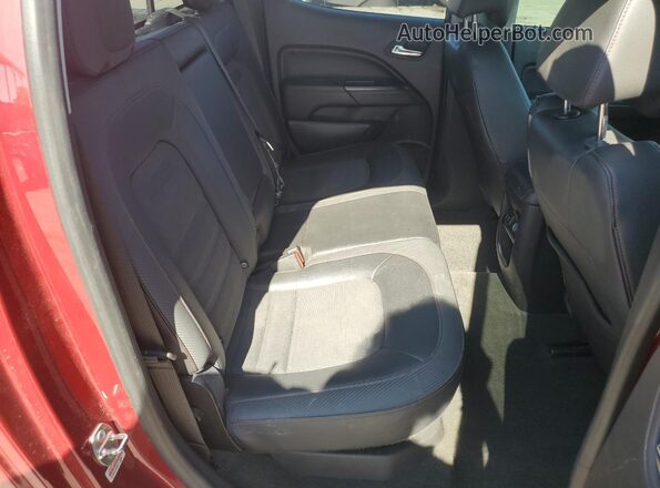 1GTP6CE19H1307012 2017 GMC CANYON Red Widok tylnych siedzeń