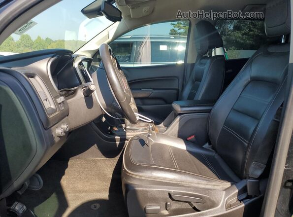 1GTP6EE15H1210322 2017 GMC CANYON Черный Вид салона спереди