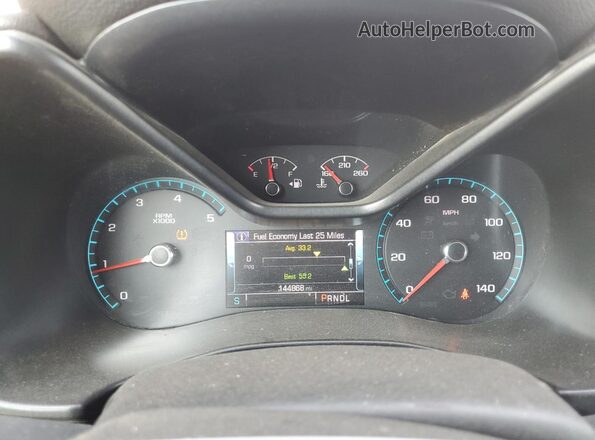 1GTP6EE17J1110440 2018 GMC CANYON Белый Вид щитка приборов