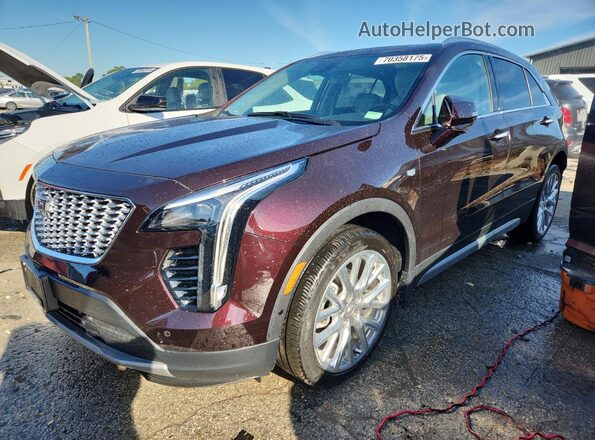 1GYFZDR40MF036894 2021 CADILLAC XT4 Burgundy Przód lewy