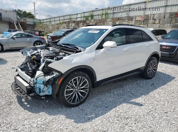 1GYFZFR47RF163449 2024 CADILLAC XT4 White Vista tres cuartos delantera izquierda