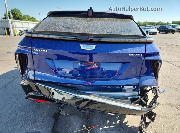 1GYKPPRL4RZ100874 2024 CADILLAC OTHER Blue უკანა ხედი