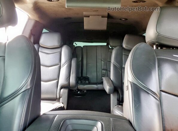 1GYS3KKJ9LR111996 2020 CADILLAC ESCALADE Black უკანა სავარძლების ხედი