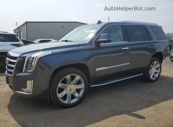 1GYS4BKJ5LR228620 2020 CADILLAC ESCALADE Blue Առջևի ձախ երեք քառորդ տեսարան