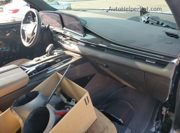1GYS4FKL5PR370075 2023 CADILLAC ESCALADE Black Dashboard view