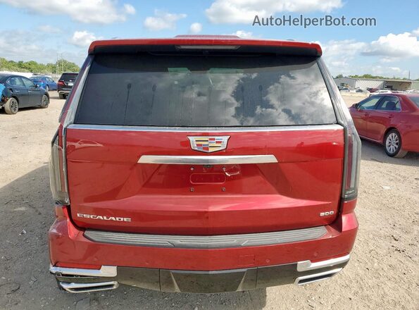 1GYS8ARL2SR227199 2025 CADILLAC ESCALADE Красный Вид сзади