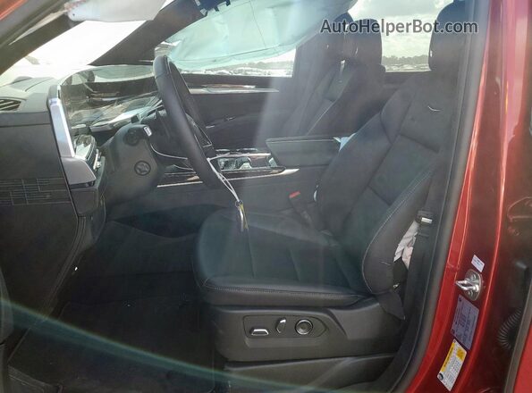 1GYS8ARL2SR227199 2025 CADILLAC ESCALADE Красный Вид салона спереди