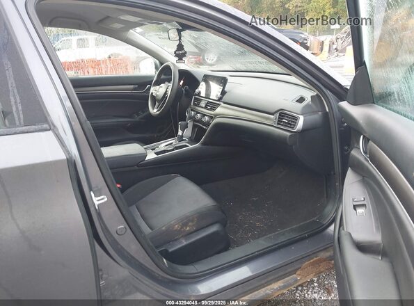 1HGCV1F10MA035174 2021 HONDA ACCORD Серый Вид салона спереди