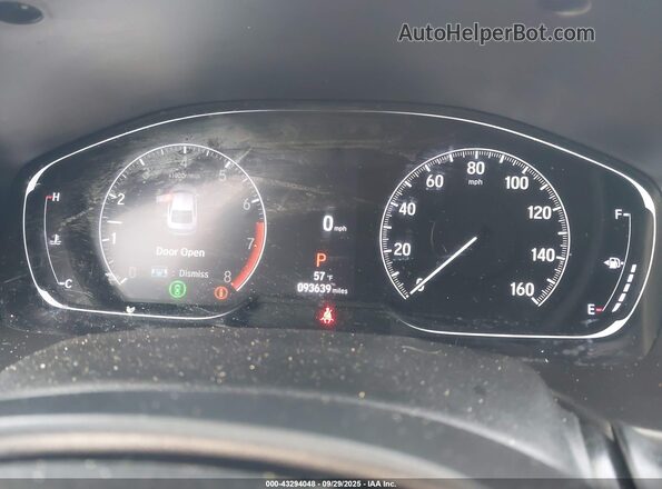 1HGCV1F10MA035174 2021 HONDA ACCORD Серый Вид задних сидений