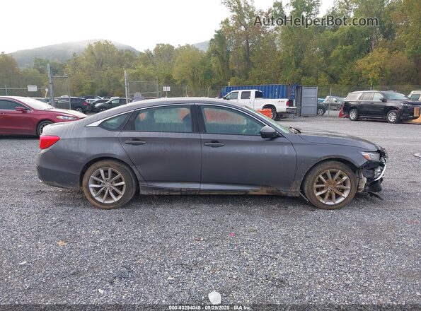 1HGCV1F10MA035174 2021 HONDA ACCORD Серый Вид задней части салона