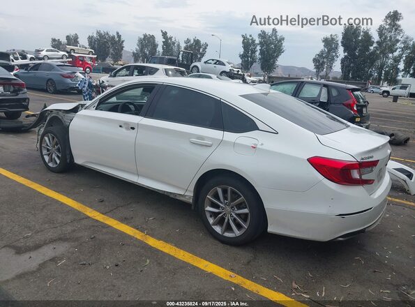 1HGCV1F13MA033015 2021 HONDA ACCORD Белый Задняя левая четверть