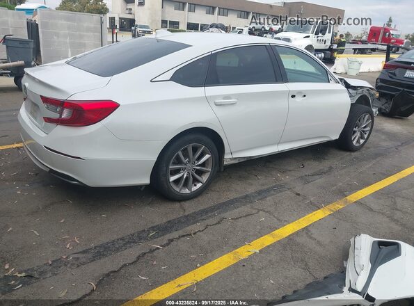 1HGCV1F13MA033015 2021 HONDA ACCORD Белый Задняя правая четверть