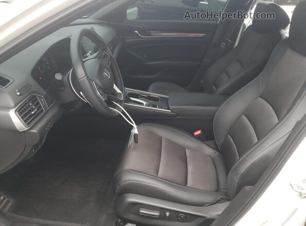 1HGCV1F37NA083452 2022 HONDA ACCORD Белый Вид салона спереди