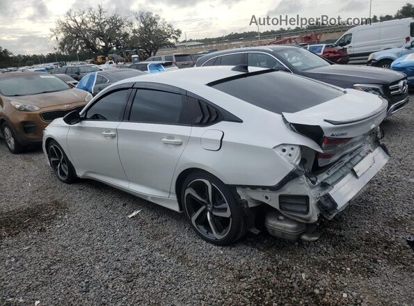 1HGCV1F37NA083452 2022 HONDA ACCORD Белый Задняя левая четверть