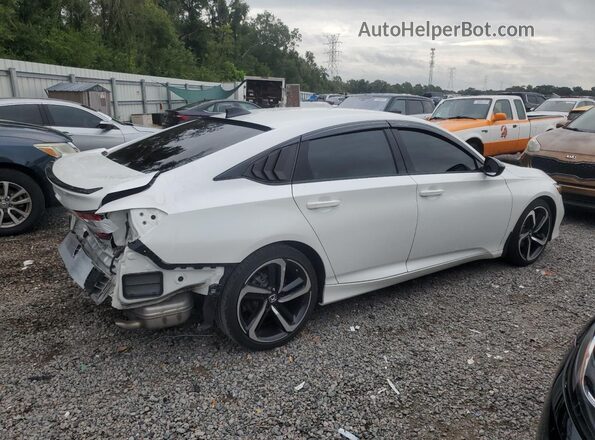1HGCV1F37NA083452 2022 HONDA ACCORD Белый Задняя правая четверть
