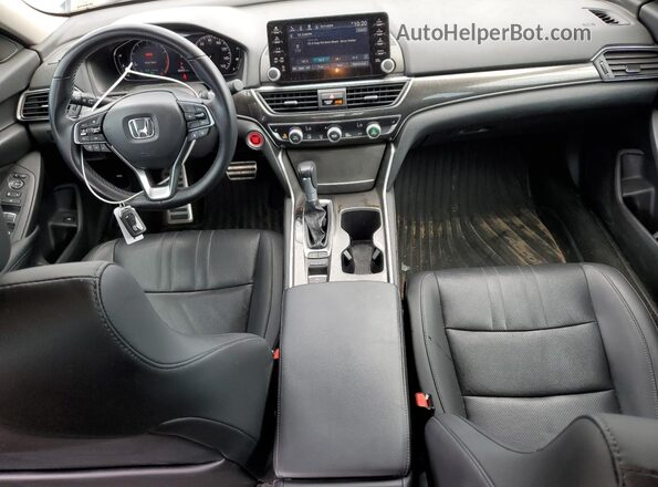 1HGCV1F43NA082792 2022 HONDA ACCORD Gray Вид панелі приладів