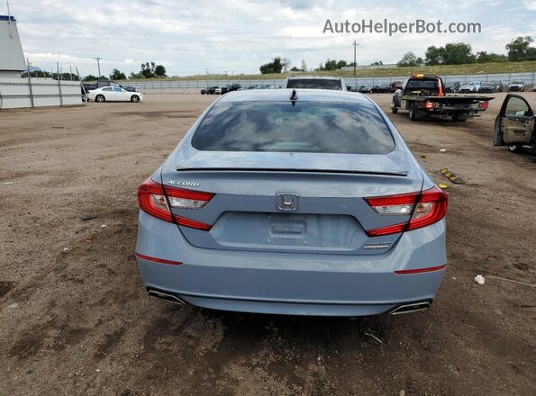 1HGCV1F43NA082792 2022 HONDA ACCORD Gray Вид ззаду