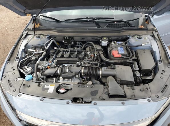 1HGCV1F43NA082792 2022 HONDA ACCORD Gray Вид задньої частини салону