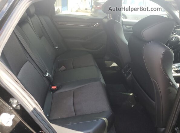 1HGCV2F31NA001558 2022 HONDA ACCORD Black Вид задніх сидінь