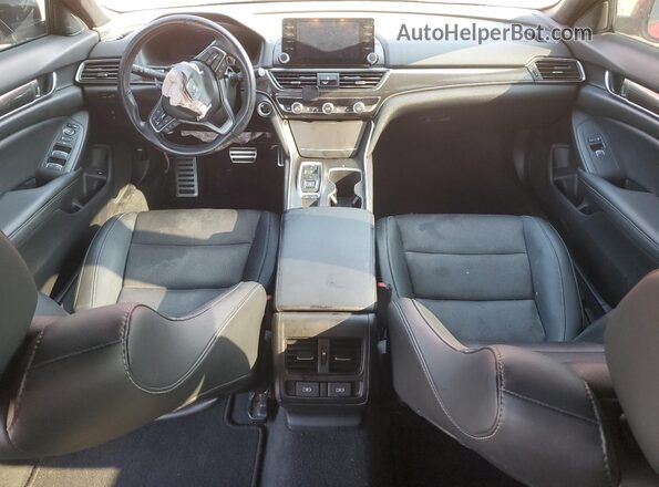 1HGCV2F39MA013178 2021 HONDA ACCORD Red Вид панелі приладів