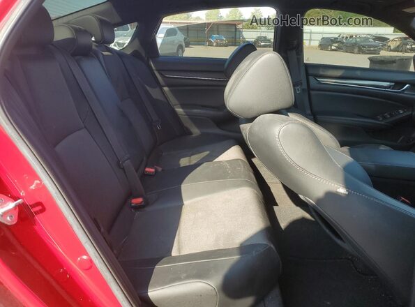 1HGCV2F39MA013178 2021 HONDA ACCORD Red Вид задніх сидінь