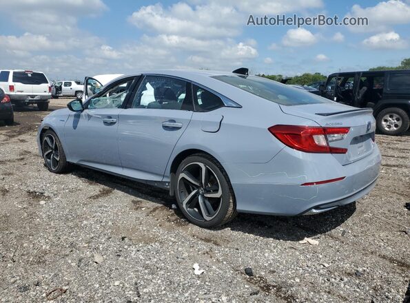 1HGCV3F26NA038313 2022 HONDA ACCORD Серый Задняя левая четверть