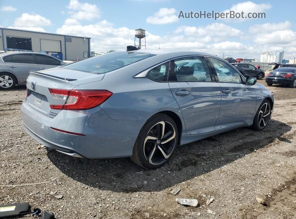1HGCV3F26NA038313 2022 HONDA ACCORD Серый Задняя правая четверть