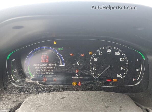 1HGCV3F26NA038313 2022 HONDA ACCORD Серый Вид щитка приборов