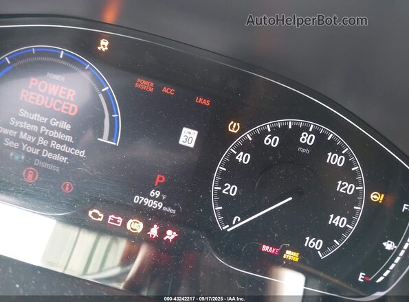 1HGCV3F57JA016504 2018 HONDA ACCORD HYBRID Белый 